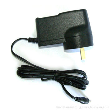 Switching Power Supply with 5.5 x 2.1 x 11mm DC Jack, Measures 93.5 x 47 x 33mm